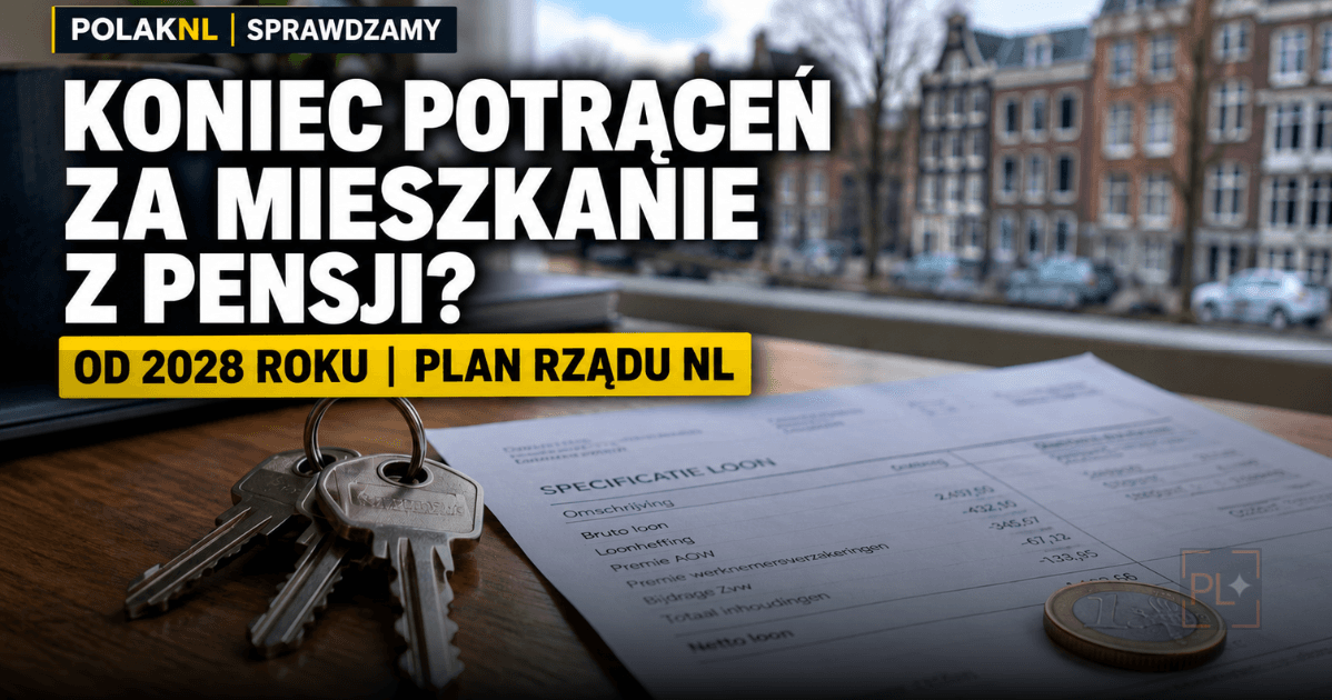 Holandia planuje koniec potrąceń za mieszkanie z płacy minimalnej